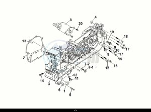 JET X 125 (XH12WW-EU) (E5) (M1) drawing L. CRANK CASE