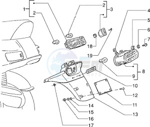 Skipper 150 drawing Rear tail lamp