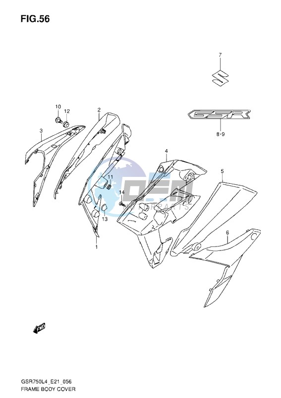 FRAME BODY COVER L4