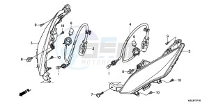 NSC110WHB drawing FRONT WINKER