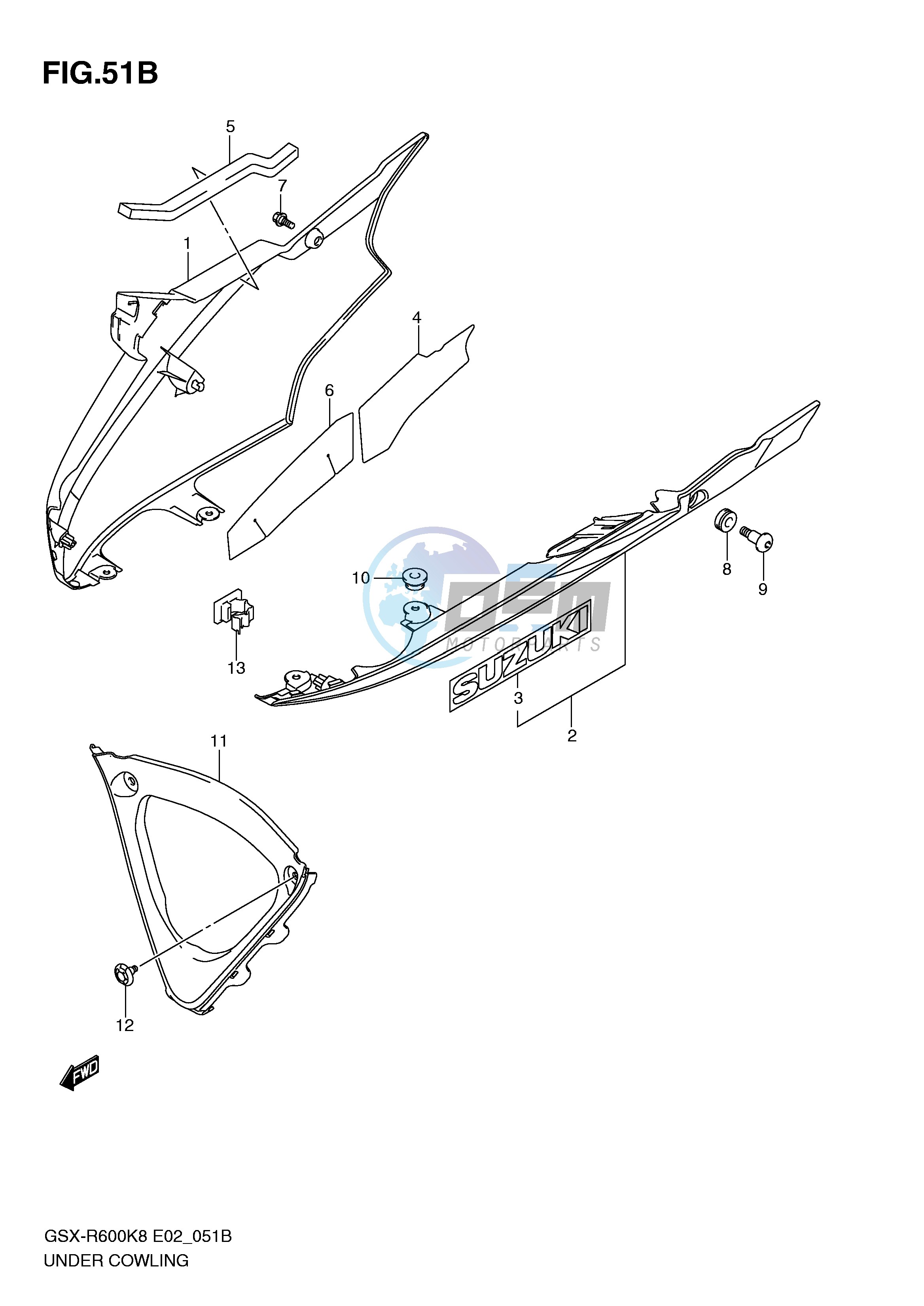 UNDER COWLING (MODEL L0)