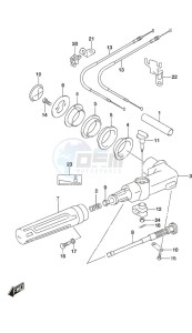 DF 6A drawing Tiller Handle