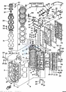 150A drawing CYLINDER--CRANKCASE