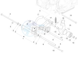 Fly 150 4T 3V ie (USA) drawing Swinging arm