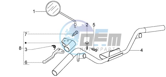 Handlebars component LH