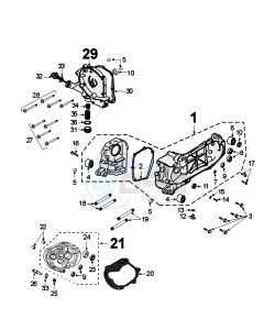 KISBEE 4T OY D drawing CRANKCASE