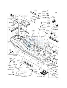 JET_SKI_ULTRA_LX JT1500KDF EU drawing Hull