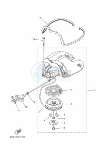 F2-5BMHL drawing STARTER-MOTOR