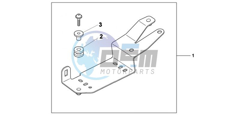 ALARM & FOG LAMP DRIVER BRACKET KIT