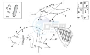 RSV 4 1000 4V drawing Front body III