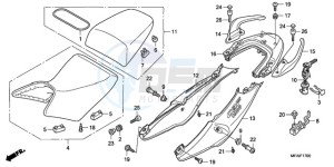 CBF10009 UK - (E / MKH) drawing SEAT/SEAT COWL