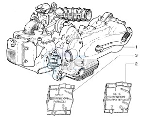 Sfera 125cc drawing Engine