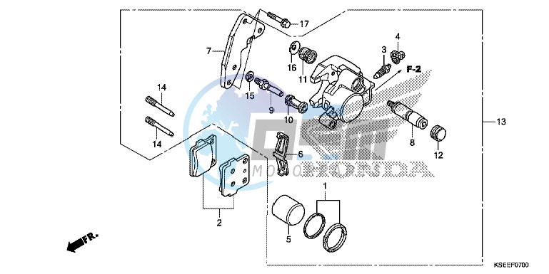 FRONT BRAKE CALIPER