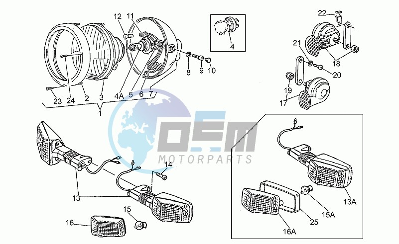 Headlight-horn