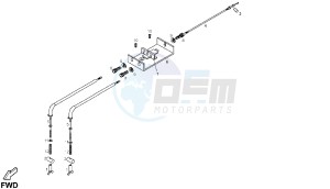 DXR - 250 CC drawing CABLE, FRONT BRAKE