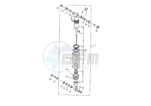 WR 400-426 F 426 drawing REAR SHOCK ABSORBER MY01