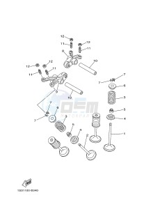 YFM700FWAD YFM7FGPB GRIZZLY 700 EPS (1HPD 1HPE) drawing VALVE