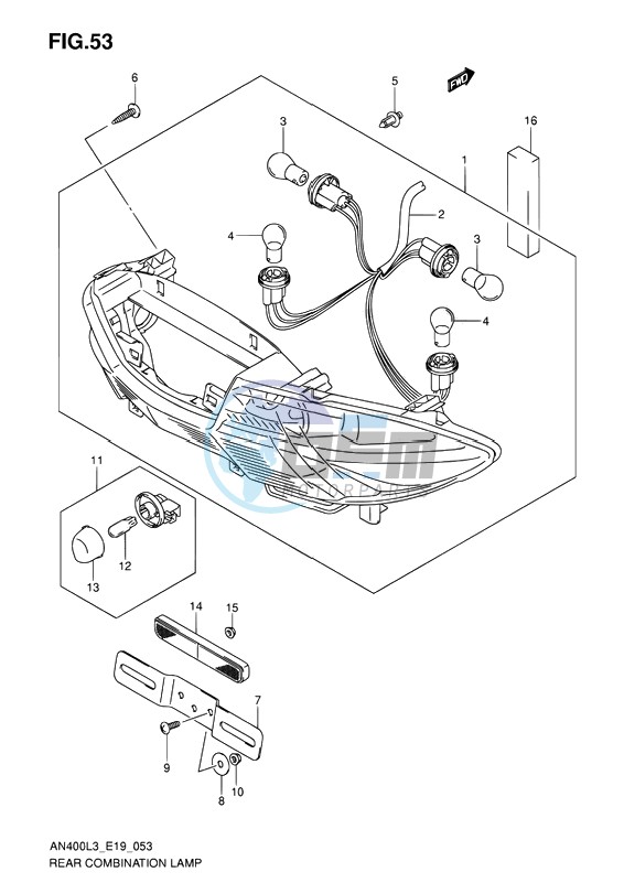 REAR COMBINATION LAMP