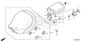 VT750CA9 Europe Direct - (ED / MK) drawing SEAT