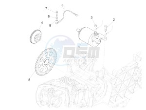 150 Sprint 4T 3V ie (APAC) (AU, CD, EX, JP, RI, TH, TN) drawing Stater - Electric starter