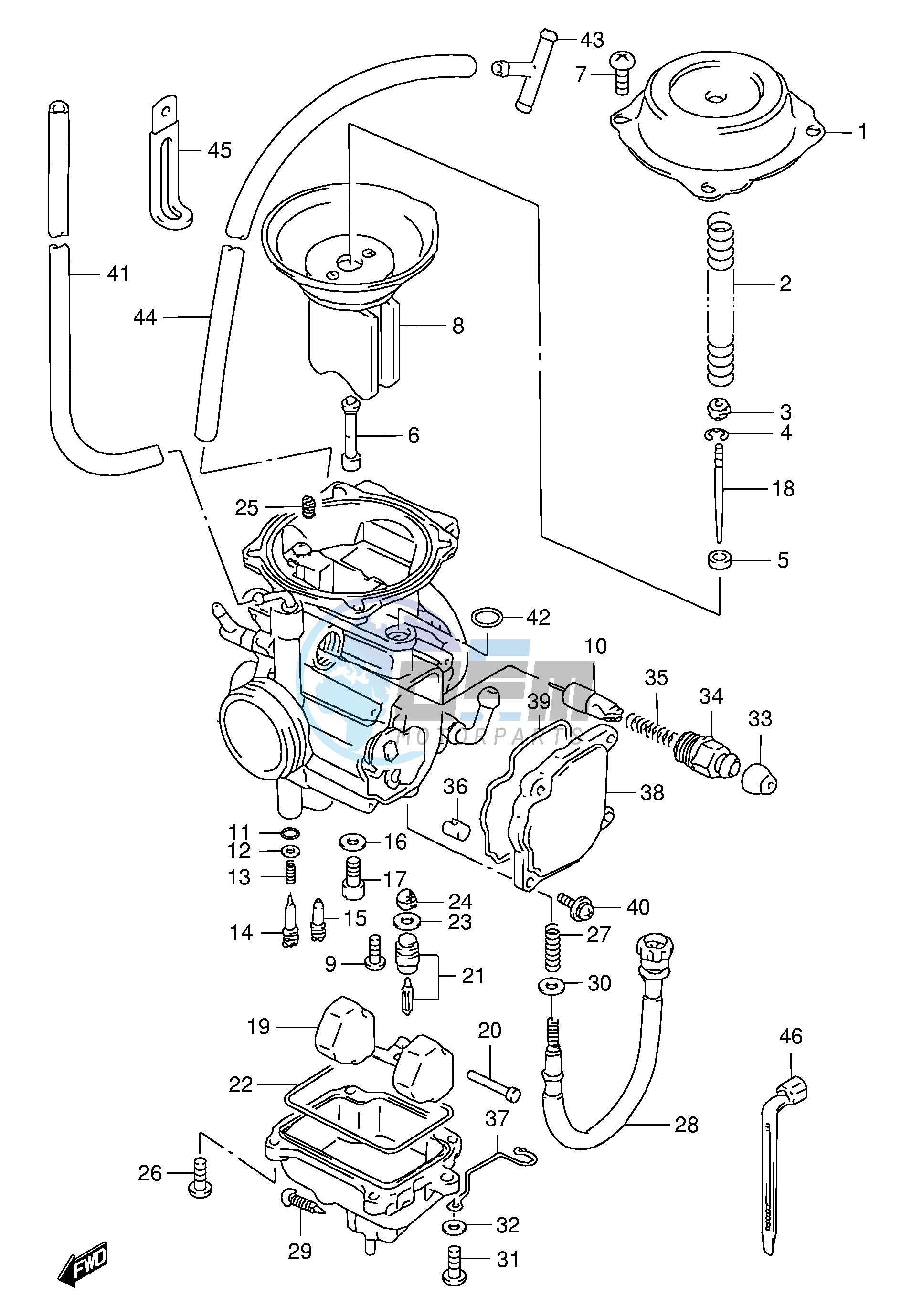 CARBURETOR (MODEL X)