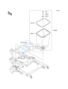 KAF 400 B [MULE 600] (B6F-B9F) B9F drawing OPTIONAL PARTS-- FRAME- -