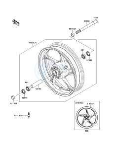 Z1000_ABS ZR1000ECFA FR XX (EU ME A(FRICA) drawing Front Hub