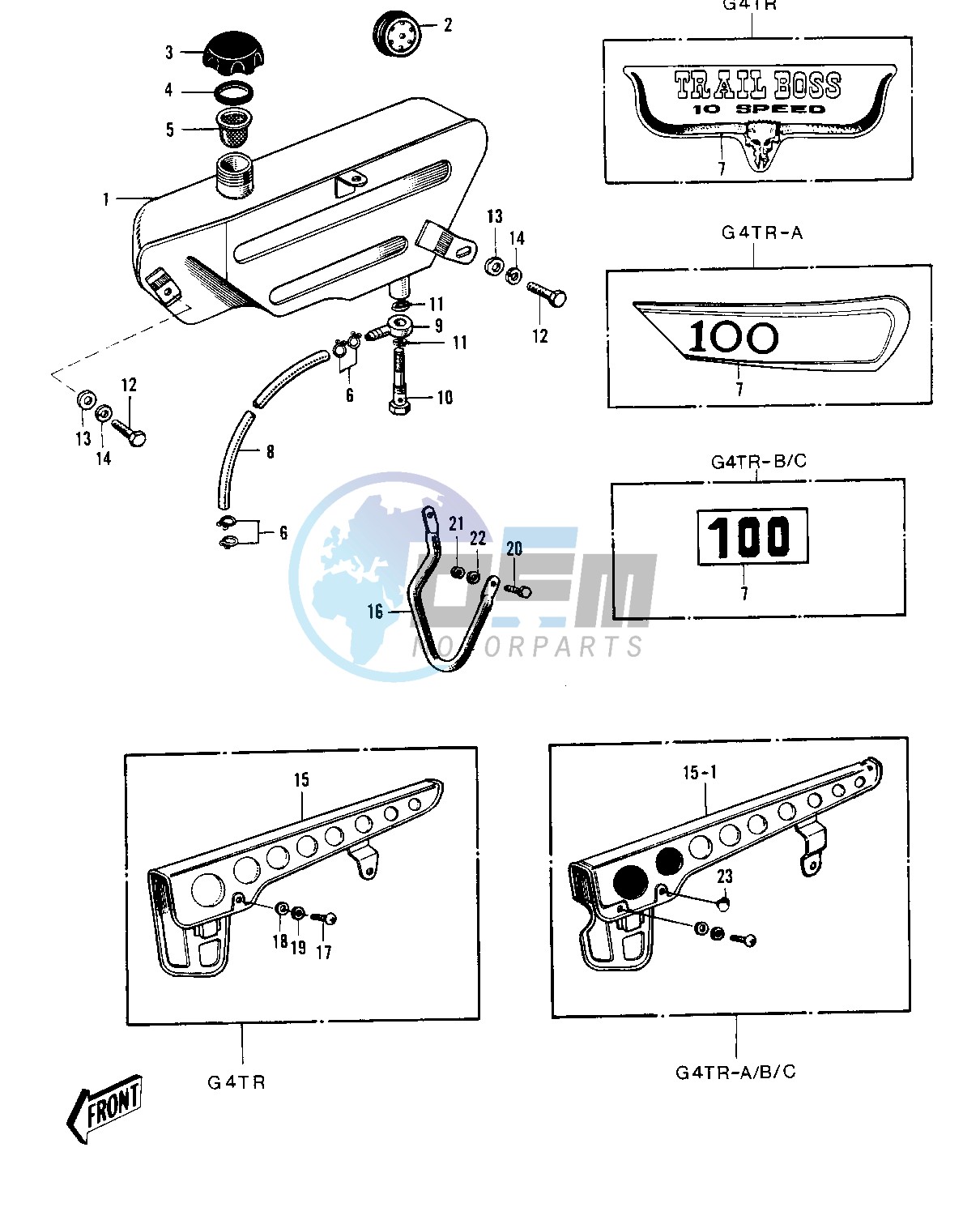 OIL TANK_CHAIN COVER -- 70-73- -