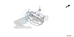 TRX420FA6F TRX420F Australia - (U) drawing TAILLIGHT