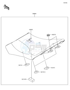 Z1000SX ZX1000WHF XX (EU ME A(FRICA) drawing Accessory(Low Seat)