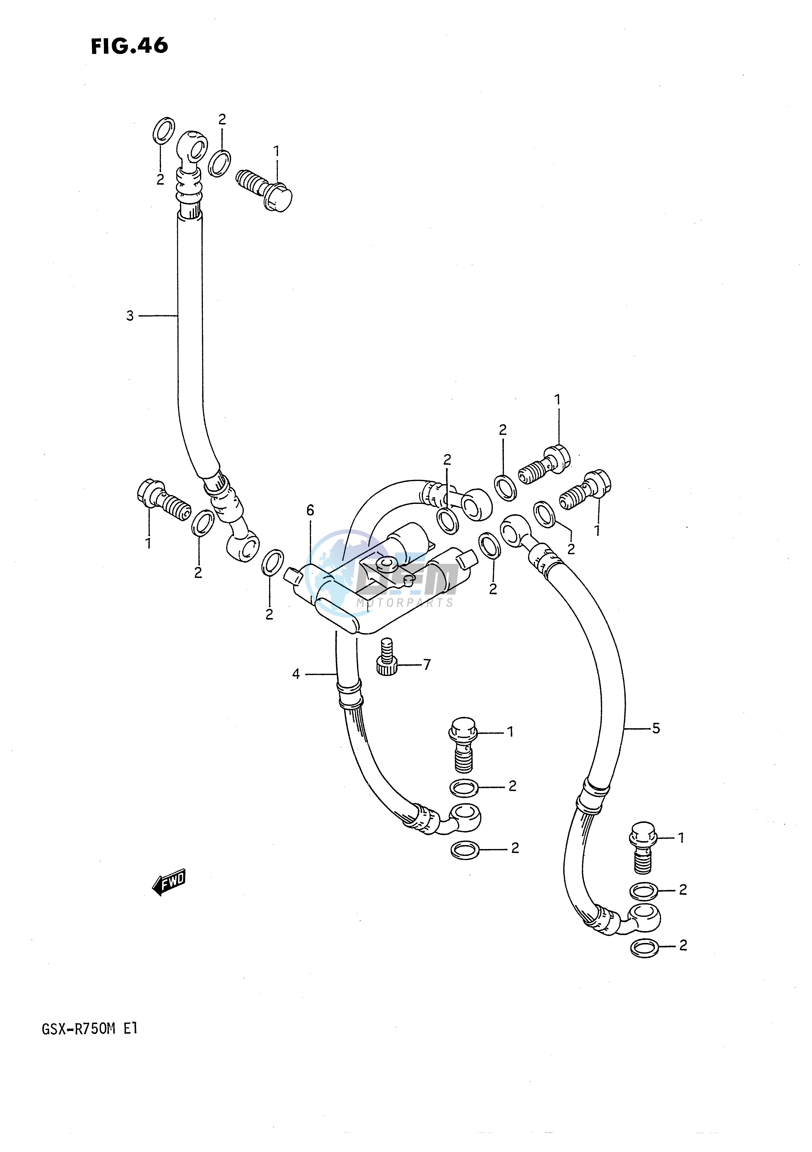 FRONT BRAKE HOSE