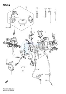 TU250X (E24) drawing WIRING HARNESS