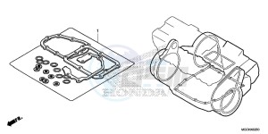 CB1100NAH UK - (E) drawing GASKET KIT B