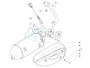 ZIP 50 4T NOABS E4 (EMEA) drawing Silencer