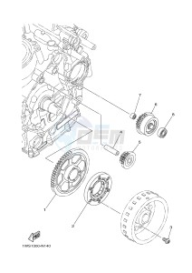 MT07 700 (1WSG) drawing STARTER