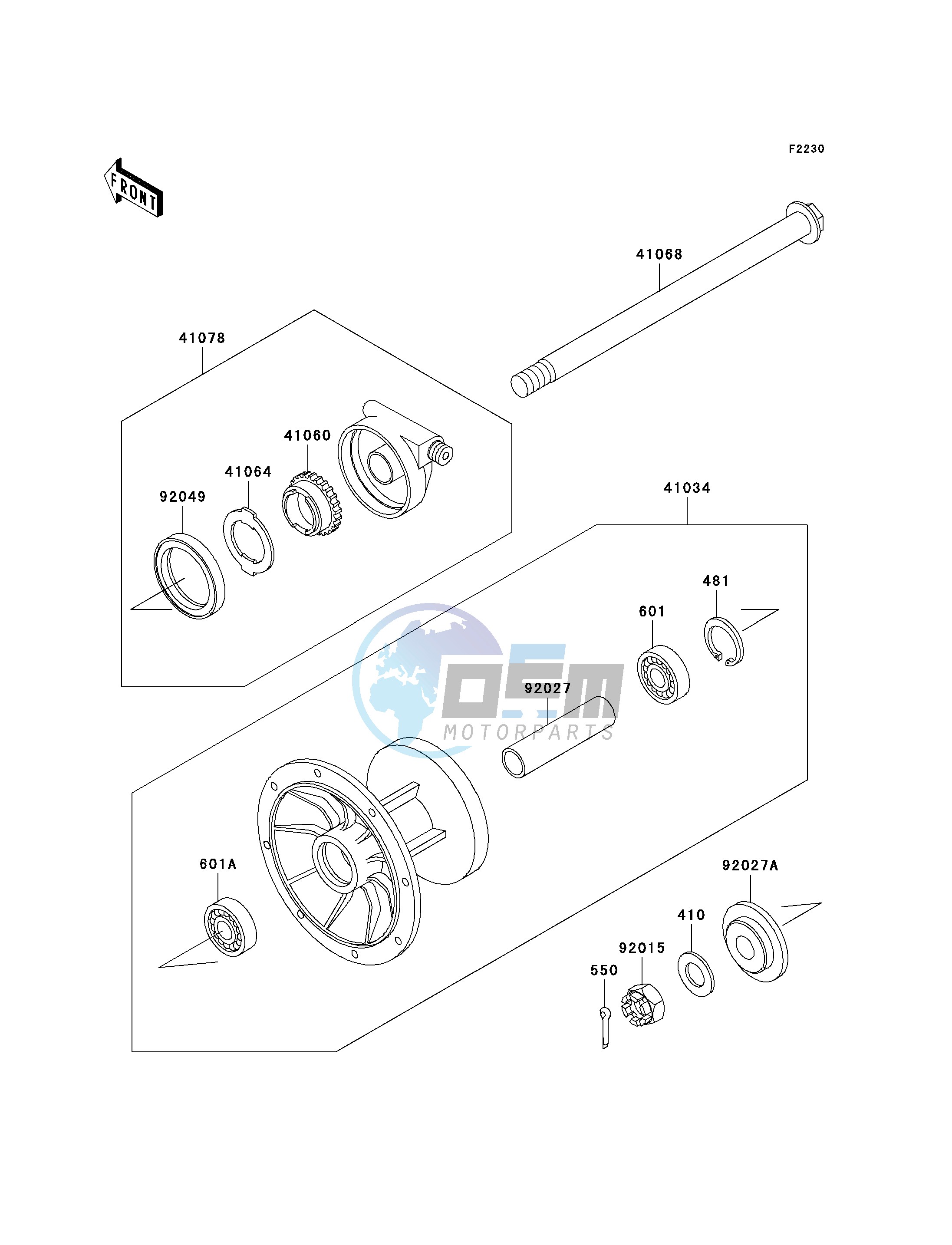 FRONT HUB