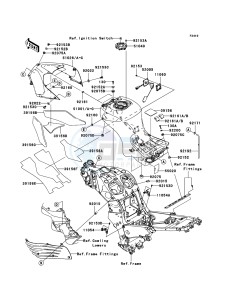 ZZR1400 ZX1400A7F FR GB XX (EU ME A(FRICA) drawing Fuel Tank