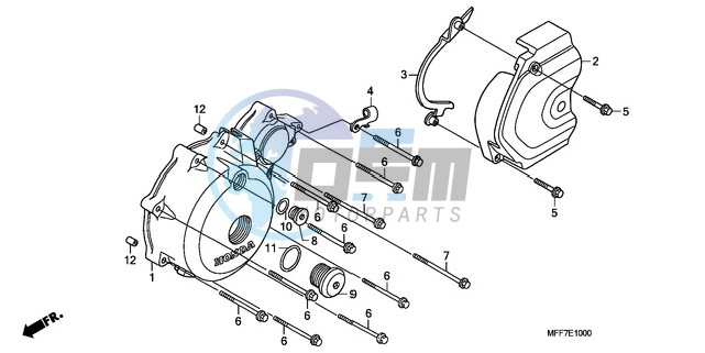 LEFT CRANKCASE COVER