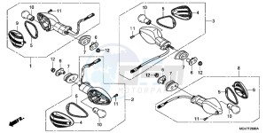 CBR600FAC drawing WINKER