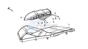 MAXSYM 600 I ABS EXECUTIVE (LX60A3-EU) (E4) (L7-M0) drawing DOUBLE SEAT