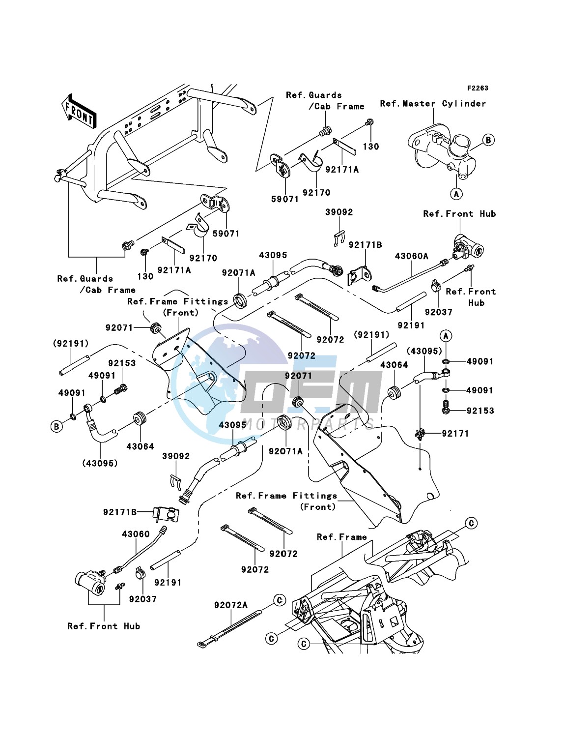 Front Brake Piping