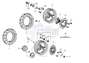 ELYSTAR - 125 cc drawing WHEELS