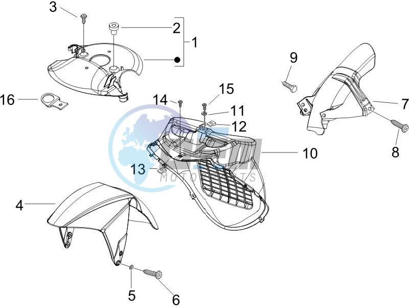 Wheel housing - Mudguard