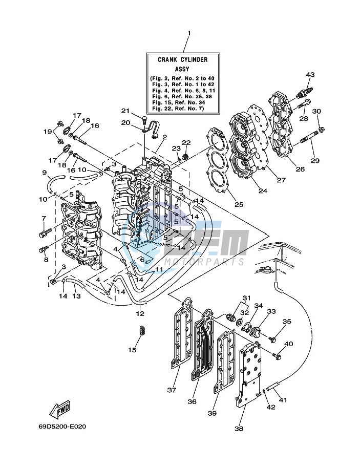 CYLINDER--CRANKCASE