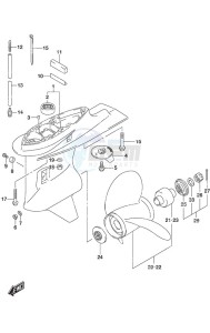 DF 90A drawing Gear Case