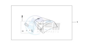 CBF1000T drawing SEAT COWL *G192M*