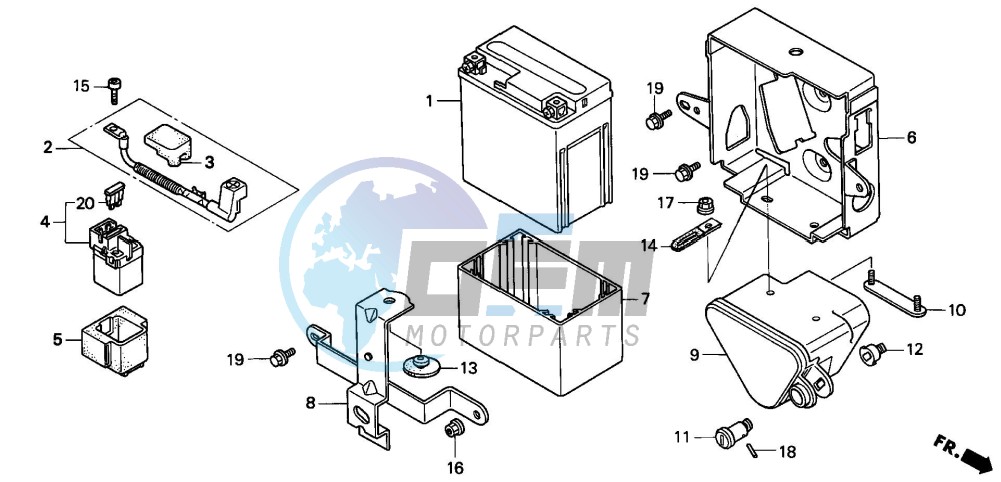 BATTERY/BATTERY BOX