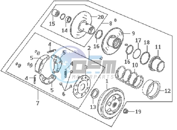 DRIVE PULLEY / V-BELT