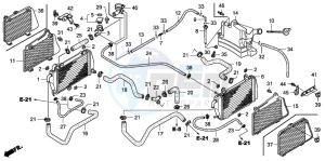 GL1800A drawing RADIATOR