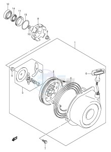 LT-A500F (P24) drawing RECOIL STARTER